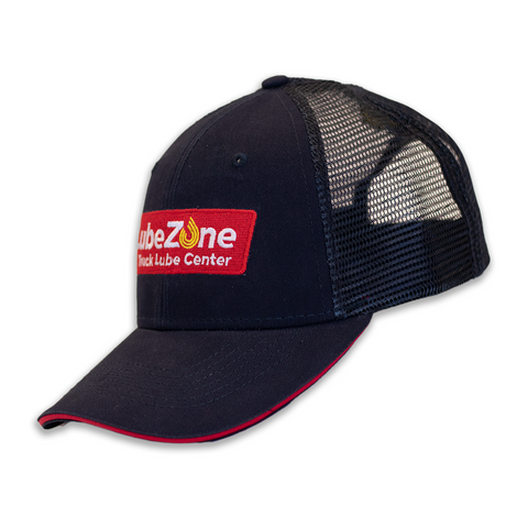 Embroidered Trucker Hat - Sandwich Bill - LubeZone Apparel